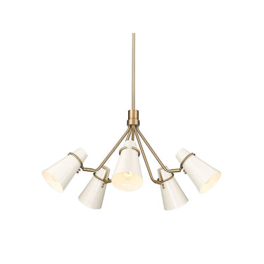 Golden Lighting 2122-5 5 Light Chandelier - Crescent Harbor