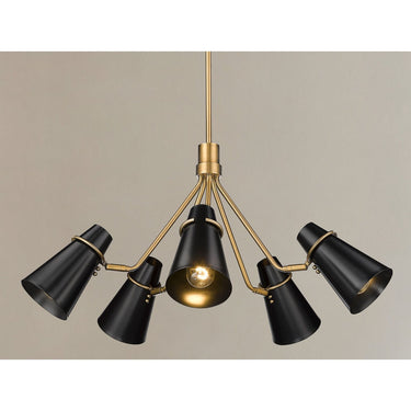 Golden Lighting 2122-5 5 Light Chandelier - Crescent Harbor