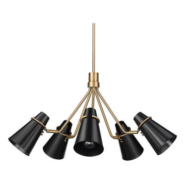 Golden Lighting 2122-5 5 Light Chandelier - Crescent Harbor
