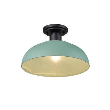 Golden Lighting 2866-OSF 1-Light Outdoor Semi-flush - Crescent Harbor