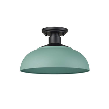 Golden Lighting 2866-OSF 1-Light Outdoor Semi-flush - Crescent Harbor