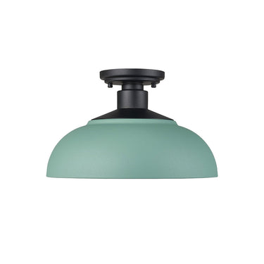 Golden Lighting 2866-OSF 1-Light Outdoor Semi-flush - Crescent Harbor