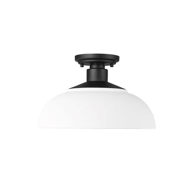 Golden Lighting 2866-OSF 1-Light Outdoor Semi-flush - Crescent Harbor