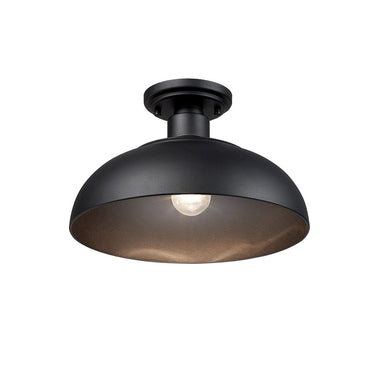 Golden Lighting 2866-OSF 1-Light Outdoor Semi-flush - Crescent Harbor