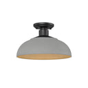 Golden Lighting 2866-OSF 1-Light Outdoor Semi-flush - Crescent Harbor