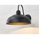 Golden Lighting 2866-OWL 1-Light Outdoor Wall Light - Crescent Harbor