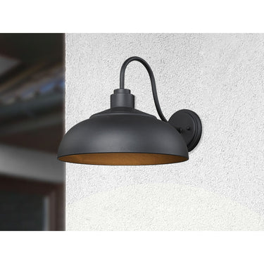 Golden Lighting 2866-OWL 1-Light Outdoor Wall Light - Crescent Harbor