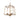 Golden Lighting 3072-3P GG Athena 3 Light Pendant - Crescent Harbor