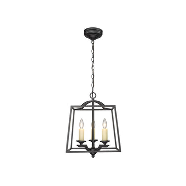 Golden Lighting 3072-3P GG Athena 3 Light Pendant - Crescent Harbor