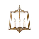 Golden Lighting 3072-3P GG Athena 3 Light Pendant - Crescent Harbor