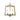 Golden Lighting 3072-3P GG Athena 3 Light Pendant - Crescent Harbor