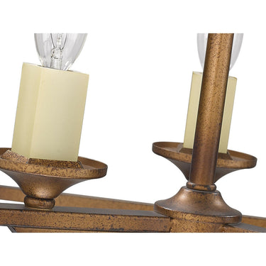 Golden Lighting 3072-SF 3 Light Semi-flush - Crescent Harbor