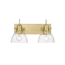 Golden Lighting 3118-2SF Hines 2 Light Semi-Flush - Crescent Harbor