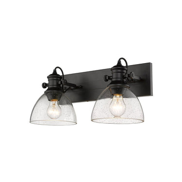 Golden Lighting 3118-2SF Hines 2 Light Semi-Flush - Crescent Harbor