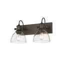Golden Lighting 3118-2SF Hines 2 Light Semi-Flush - Crescent Harbor
