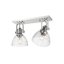 Golden Lighting 3118-2SF Hines 2 Light Semi-Flush - Crescent Harbor