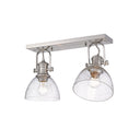 Golden Lighting 3118-2SF Hines 2 Light Semi-Flush - Crescent Harbor