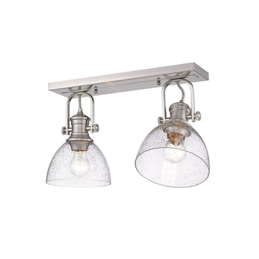 Golden Lighting 3118-2SF Hines 2 Light Semi-Flush - Crescent Harbor