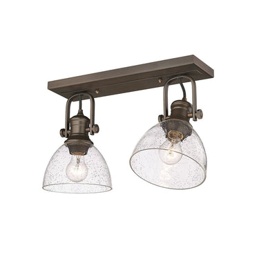 Golden Lighting 3118-2SF Hines 2 Light Semi-Flush - Crescent Harbor