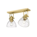 Golden Lighting 3118-2SF Hines 2 Light Semi-Flush - Crescent Harbor