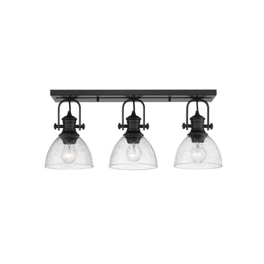Golden Lighting 3118-3SF Hines 3 Light Semi-Flush - Crescent Harbor