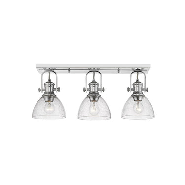 Golden Lighting 3118-3SF Hines 3 Light Semi-Flush - Crescent Harbor