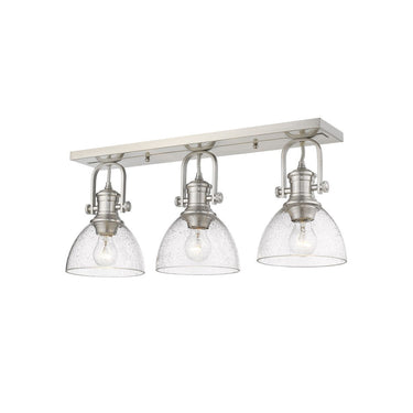 Golden Lighting 3118-3SF Hines 3 Light Semi-Flush - Crescent Harbor