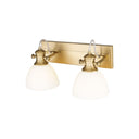 Golden Lighting 3118-BA2 2 Light Bath Vanity - Crescent Harbor