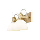 Golden Lighting 3118-BA2 2 Light Bath Vanity - Crescent Harbor