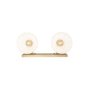 Golden Lighting 3118-BA2 2 Light Bath Vanity - Crescent Harbor