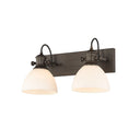 Golden Lighting 3118-BA2 2 Light Bath Vanity - Crescent Harbor