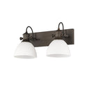 Golden Lighting 3118-BA2 2 Light Bath Vanity - Crescent Harbor