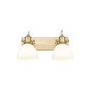 Golden Lighting 3118-BA2 2 Light Bath Vanity - Crescent Harbor