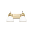 Golden Lighting 3118-BA2 2 Light Bath Vanity - Crescent Harbor