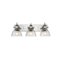 Golden Lighting 3118-BA3 3-Light Bath Vanity - Crescent Harbor