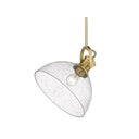 Golden Lighting 3118-L Hines 1 Light Pendant - Crescent Harbor