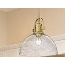 Golden Lighting 3118-L Hines 1 Light Pendant - Crescent Harbor