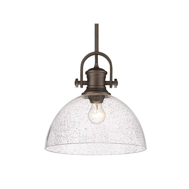 Golden Lighting 3118-L Hines 1 Light Pendant - Crescent Harbor
