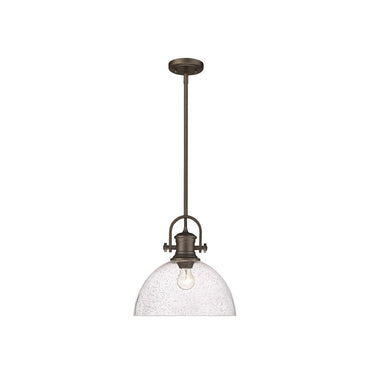 Golden Lighting 3118-L Hines 1 Light Pendant - Crescent Harbor