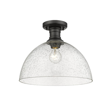 Golden Lighting 3118-SF14 Hines Semi-Flush - 14" - Crescent Harbor