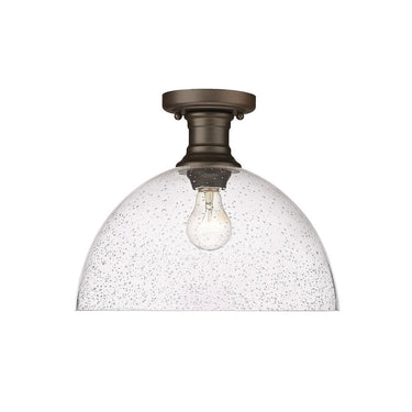 Golden Lighting 3118-SF14 Hines Semi-Flush - 14" - Crescent Harbor