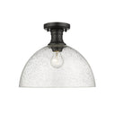 Golden Lighting 3118-SF14 Hines Semi-Flush - 14" - Crescent Harbor