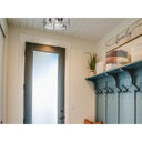 Golden Lighting 3160-SF WG-HWG 3-Light Semi-Flush - Crescent Harbor