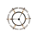 Golden Lighting 3164-6 BLK-HWG 6-Light Chandelier - Crescent Harbor