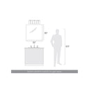 Golden Lighting 3164-BA3 3-Light Vanity Light - Crescent Harbor