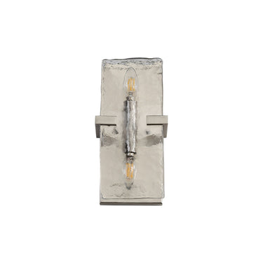 Golden Lighting 3164-WSC BLK-HWG 2 Light Wall Sconce - Crescent Harbor