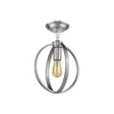 Golden Lighting 3167-1SF PW Semi-Flush - Crescent Harbor
