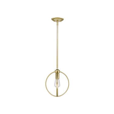 Golden Lighting 3167-1SF PW Semi-Flush - Crescent Harbor