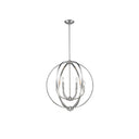 Golden Lighting 3167-6 6 Light Chandelier - Crescent Harbor