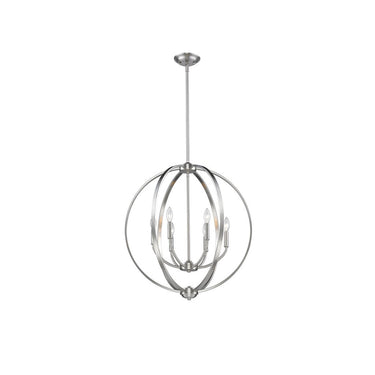 Golden Lighting 3167-6 6 Light Chandelier - Crescent Harbor